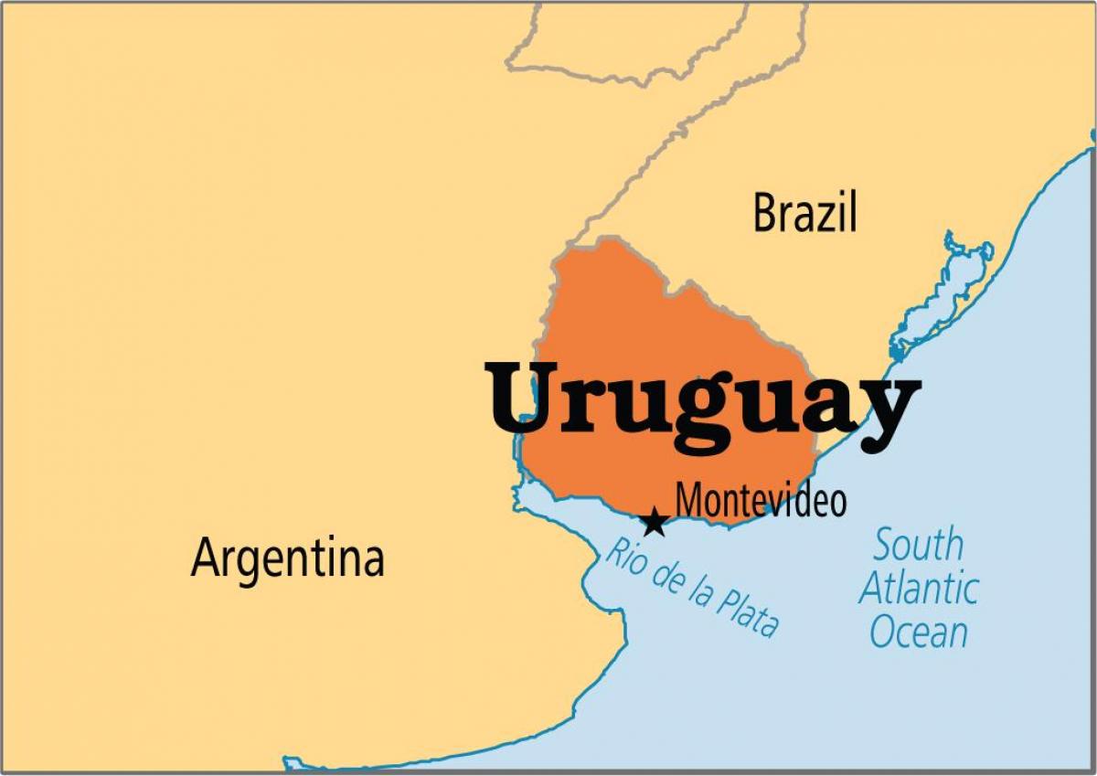 Uruguay modal peta