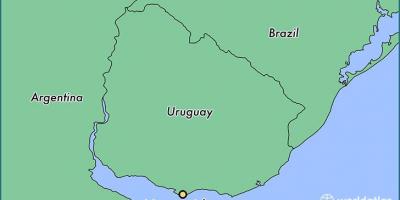 Peta montevideo Uruguay